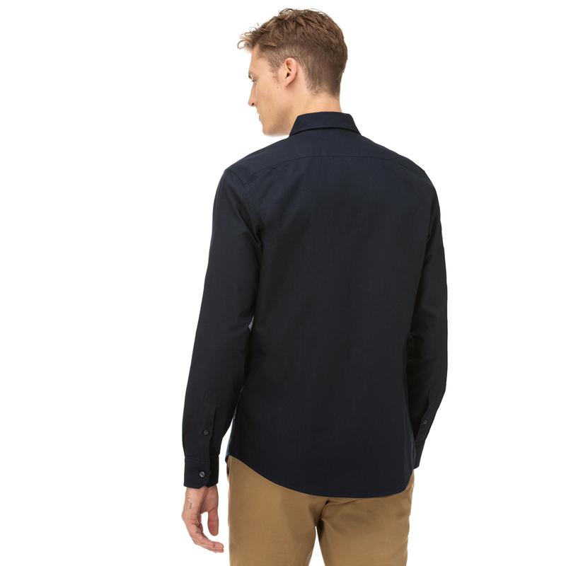NAUTICA Erkek Lacivert Slim Fit Gömlek