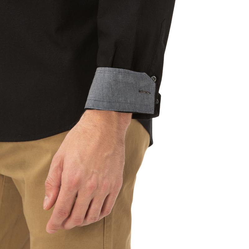 NAUTICA Erkek Siyah Classic Fit Gömlek