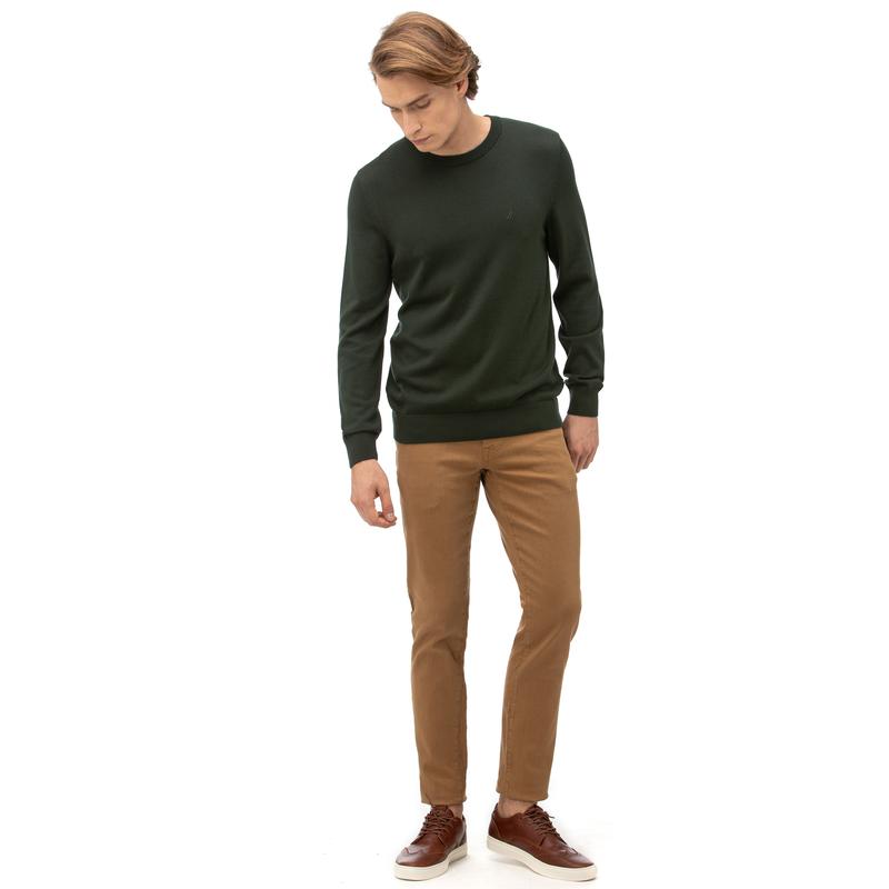 NAUTICA ERKEK BEJ SLIM FIT PANTOLON