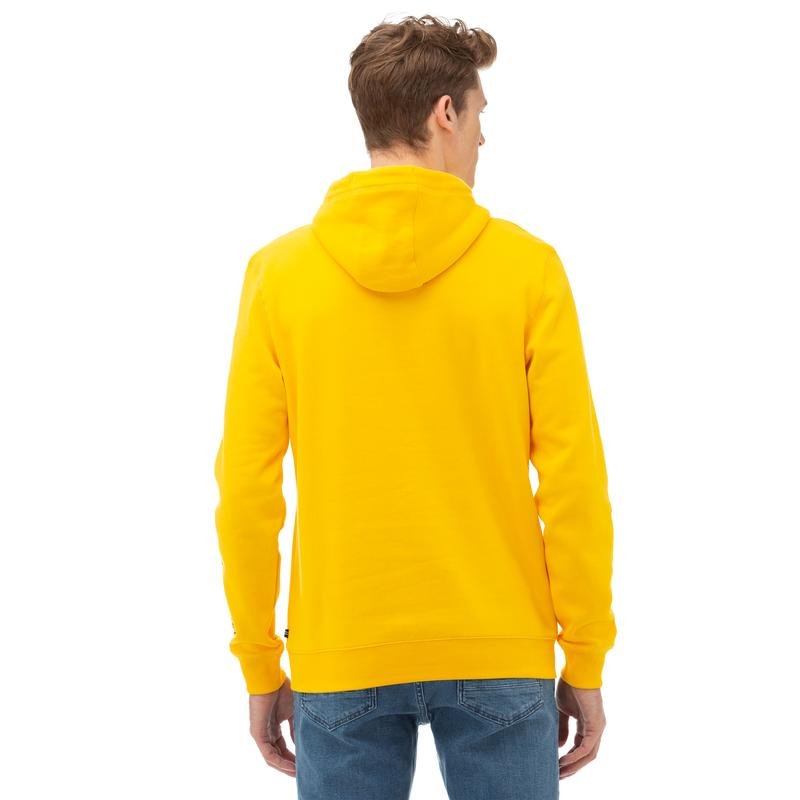 NAUTICA Erkek Sarı Baskılı Sweatshirt