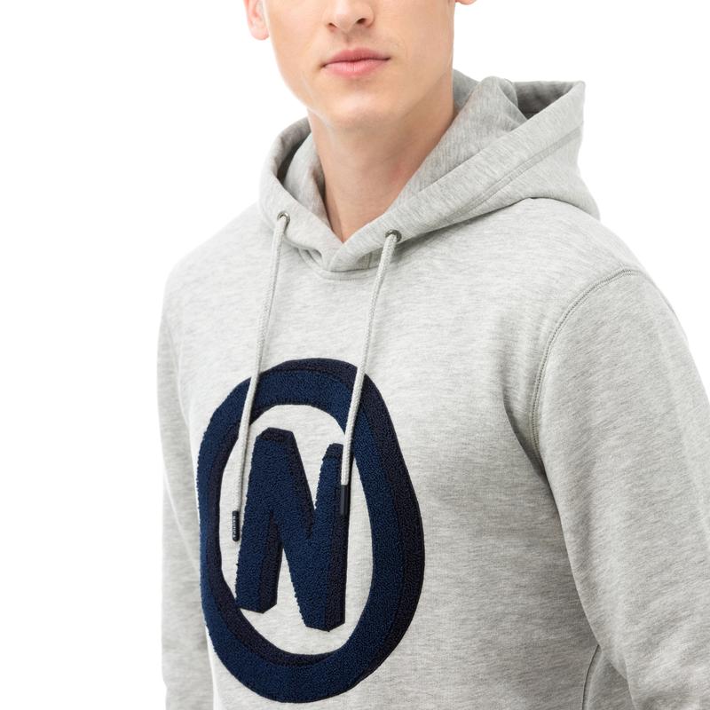NAUTICA Erkek Gri Baskılı Sweatshirt
