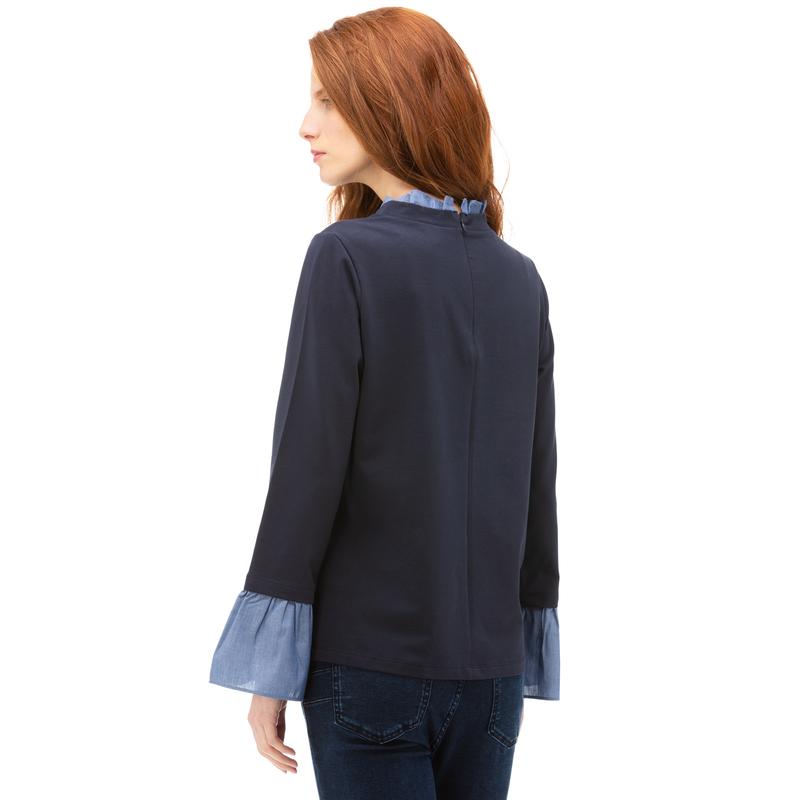 NAUTICA Kadın Lacivert Standart Fit T-Shirt