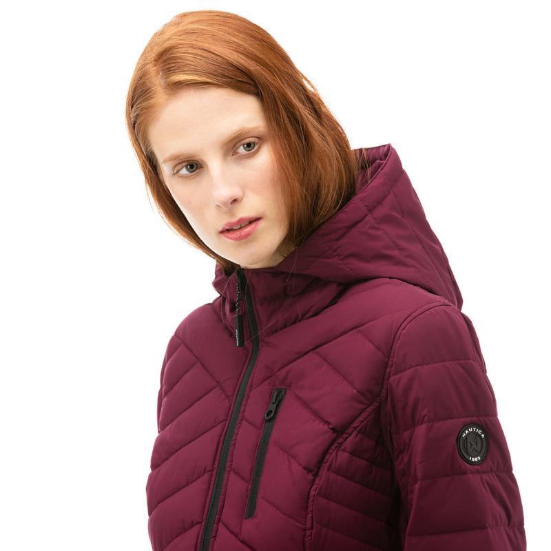 NAUTICA Kadın Mor Mont