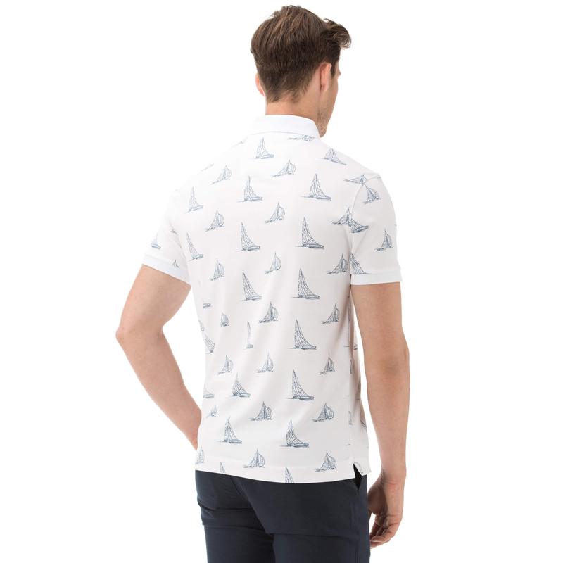 NAUTICA ERKEK SLIM FIT BEYAZ POLO