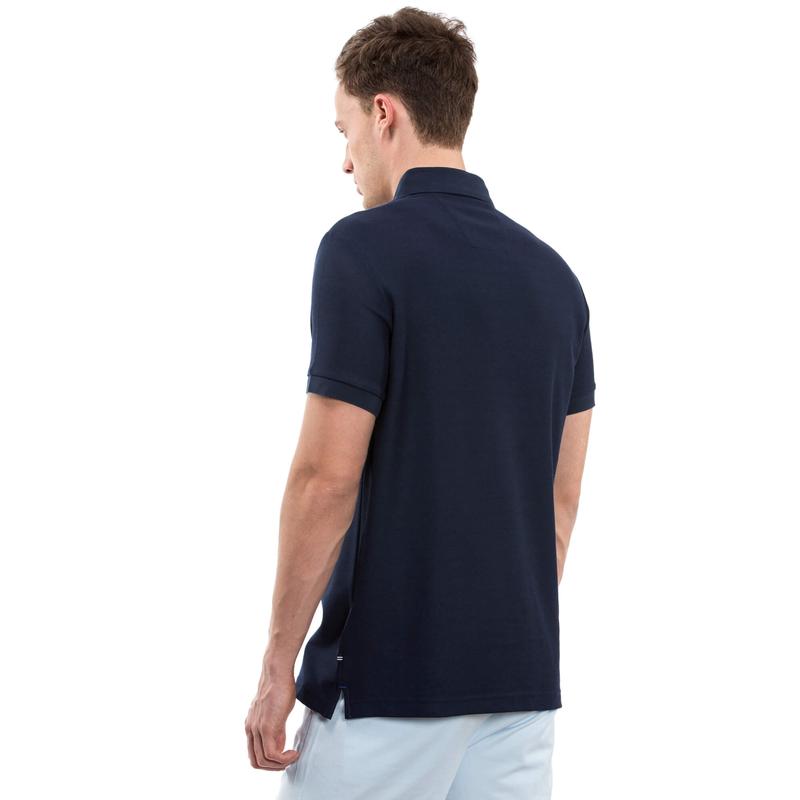 Nautica Erkek Slim Fit Lacivert Performans Polo