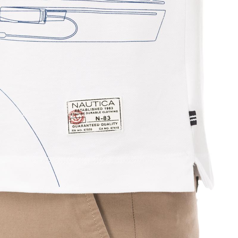 NAUTICA ERKEK SLIM FIT BEYAZ POLO