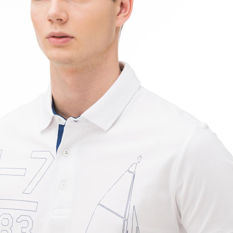 NAUTICA ERKEK SLIM FIT BEYAZ POLO