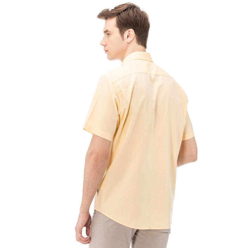Nautica Erkek Classic Fit Sarı Gömlek