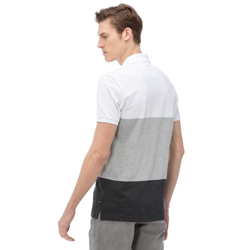 NAUTICA Erkek Slim Fit Beyaz Polo