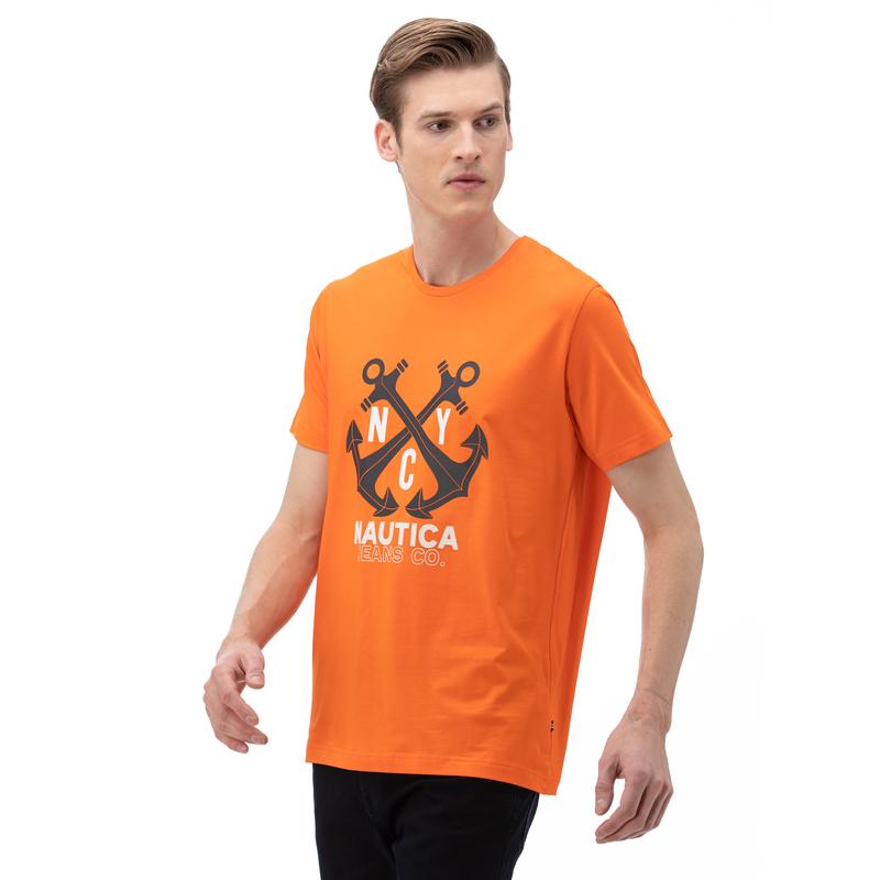 NAUTICA Erkek Turuncu T-Shirt