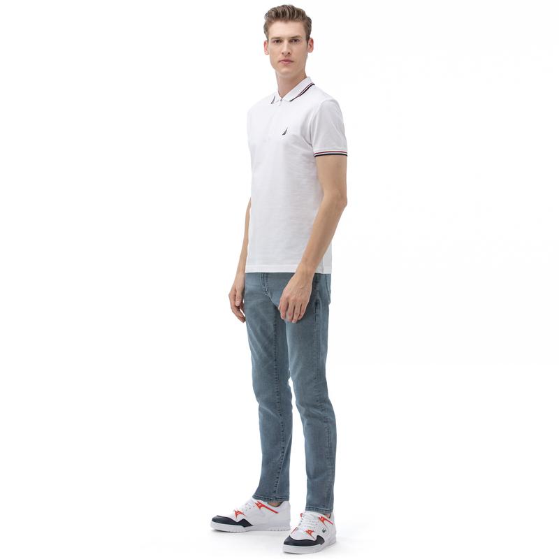 NAUTICA Erkek Slim Fit Gri Denim Pantolon