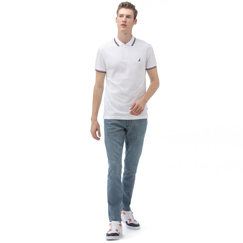 NAUTICA Erkek Slim Fit Gri Denim Pantolon