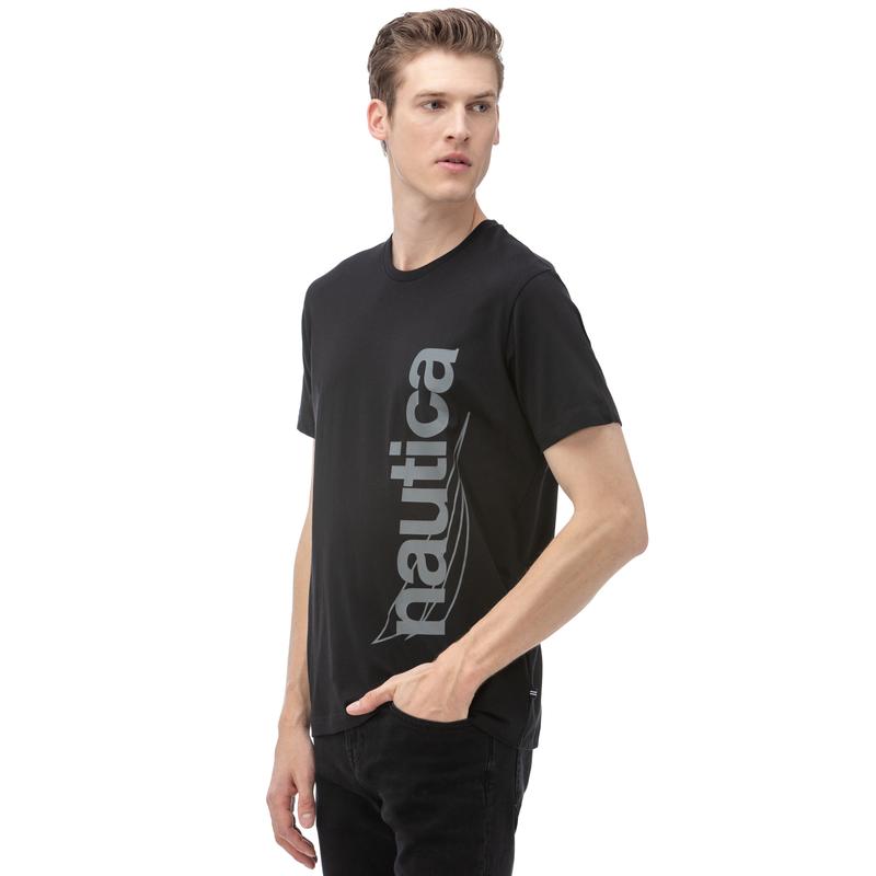 NAUTICA Erkek Siyah T-Shirt