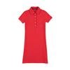 NAUTICA Kadın Kırmızı Polo Yaka Elbise