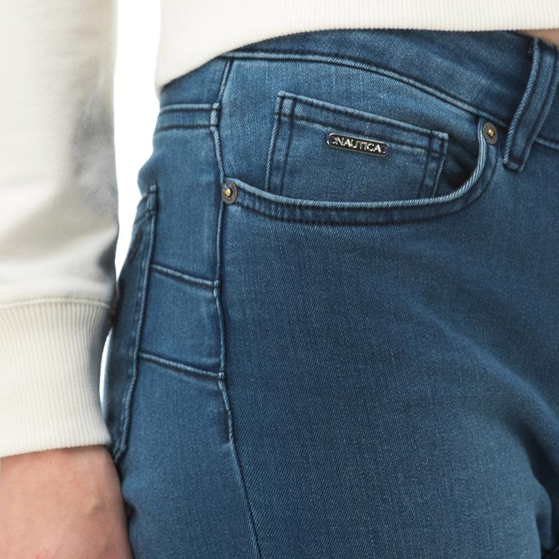 NAUTICA KADIN KOYU MAVİ SLIM FIT DENIM PANTOLON