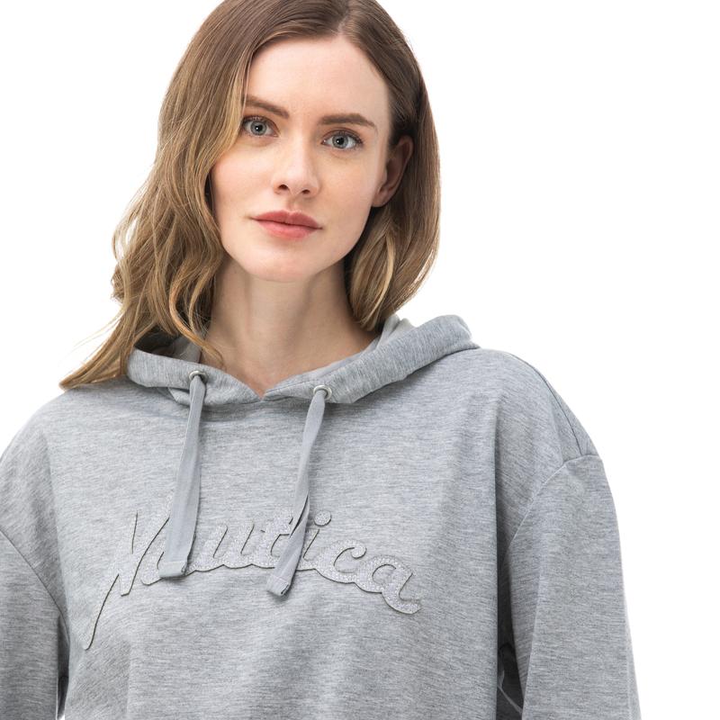 NAUTICA Kadın Gri Sweatshirt