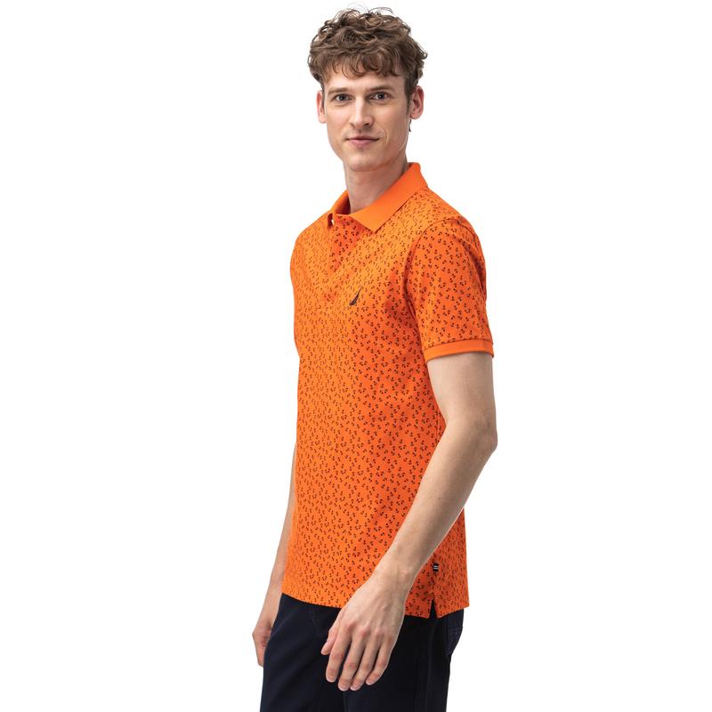 NAUTICA Erkek Slim Fit Turuncu Polo
