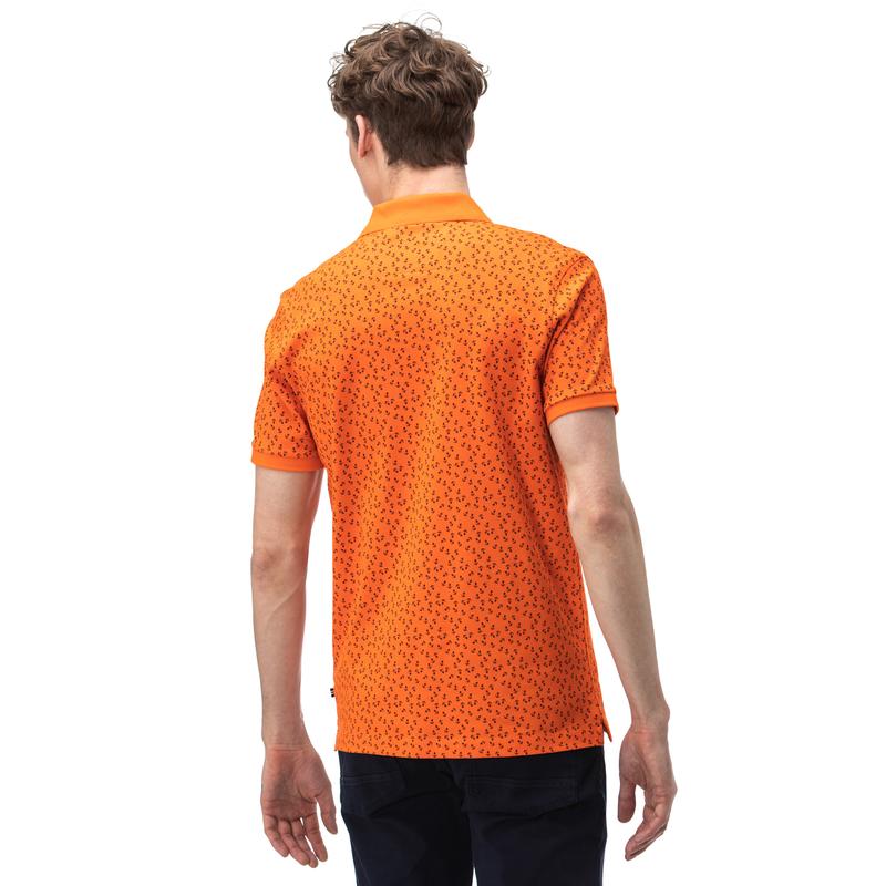 NAUTICA Erkek Slim Fit Turuncu Polo
