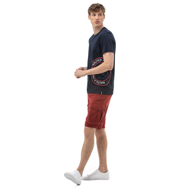 NAUTICA Erkek Kırmızı Bermuda Şort