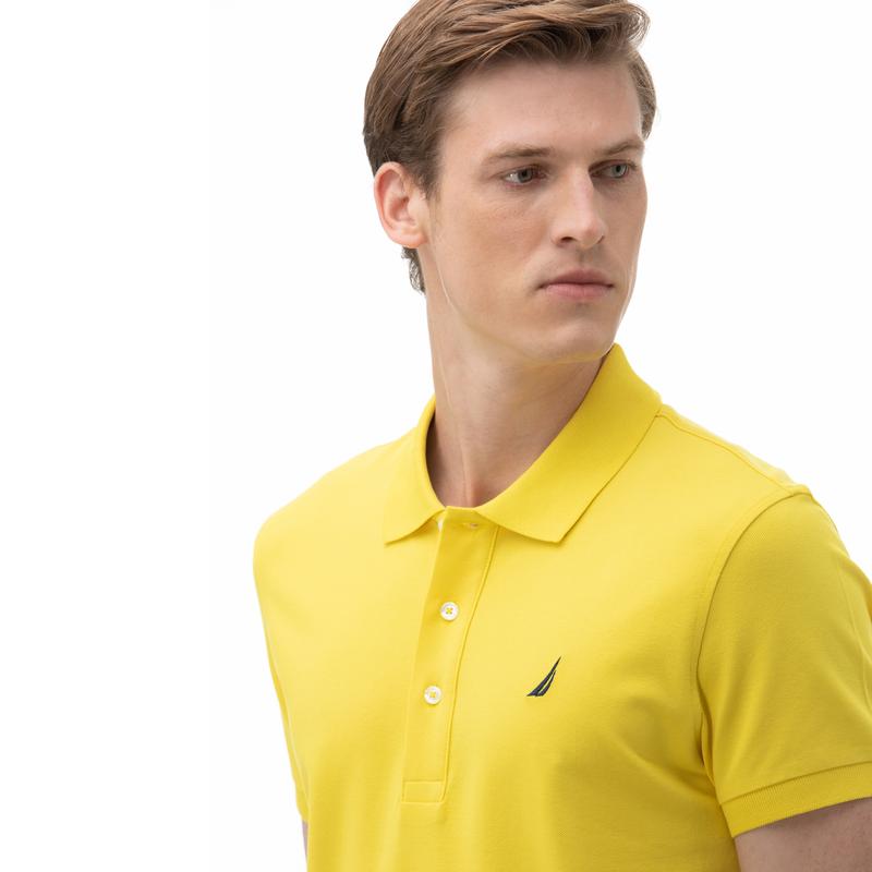 NAUTICA ERKEK SLIM FIT SARI POLO