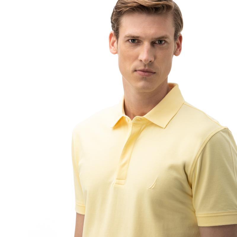 NAUTICA Erkek Slim Fit Sarı Polo