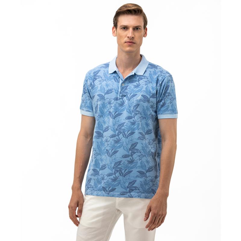 NAUTICA Erkek Classic Fit Mavi Polo