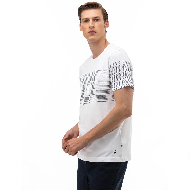 NAUTICA Erkek Beyaz T-Shirt