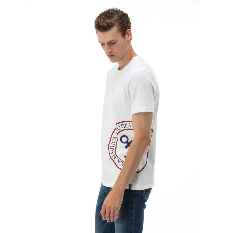 NAUTICA Erkek Beyaz T-Shirt