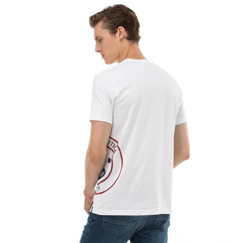 NAUTICA Erkek Beyaz T-Shirt