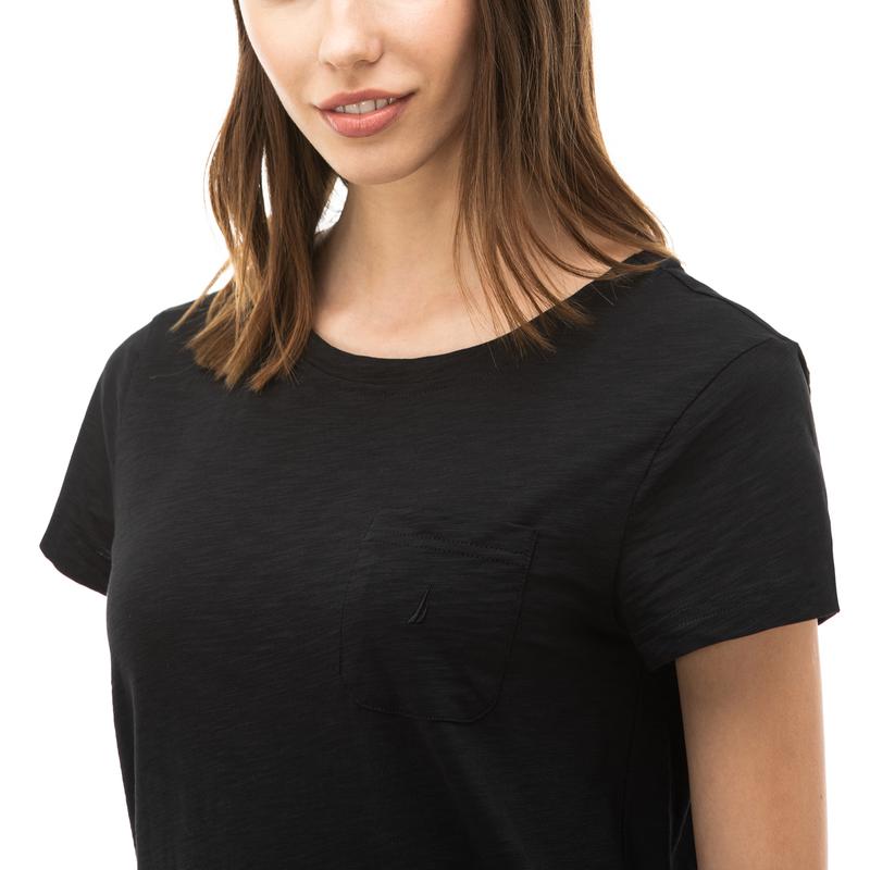 NAUTICA Kadın Siyah T-Shirt