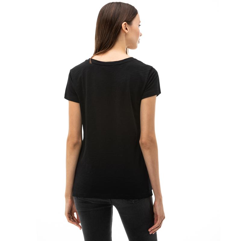 NAUTICA Kadın Siyah T-Shirt