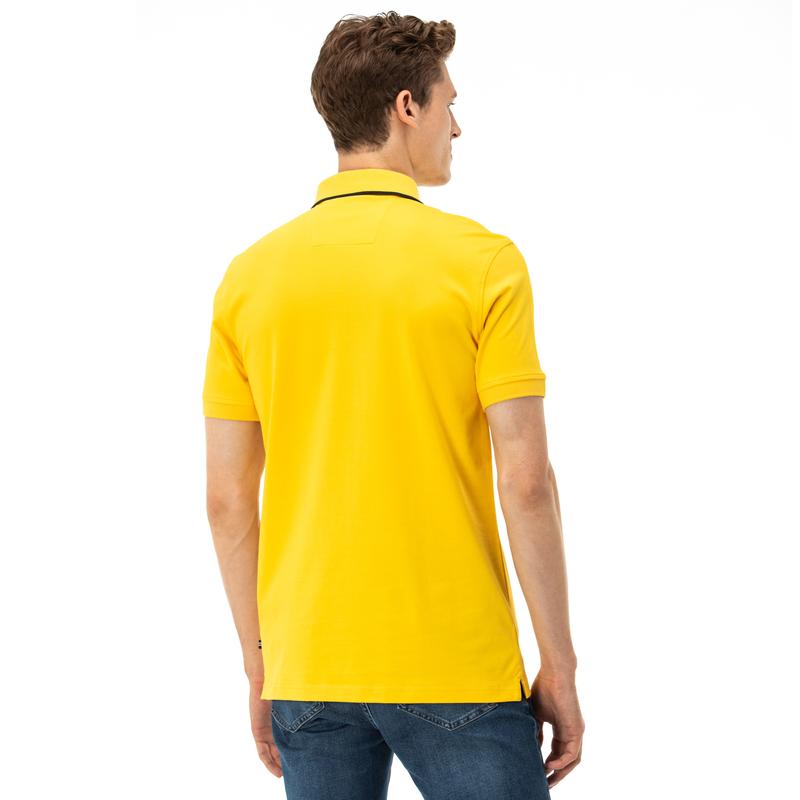 NAUTICA Erkek Slim Fit Sarı Polo
