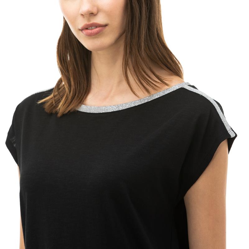 NAUTICA Kadın Siyah T-Shirt