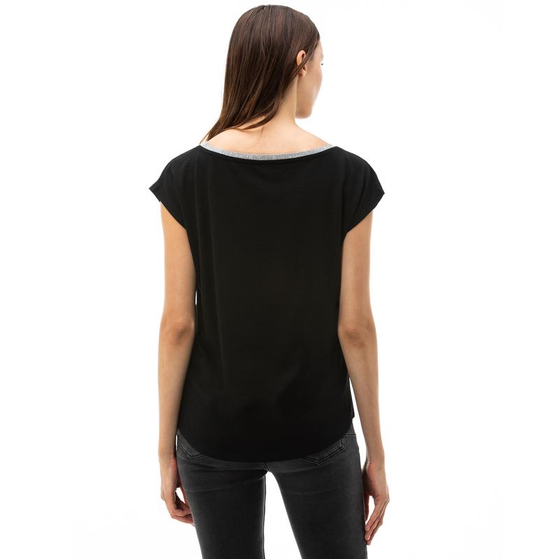 NAUTICA Kadın Siyah T-Shirt