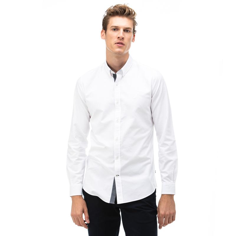 NAUTICA Erkek Beyaz Slim Fit Gömlek