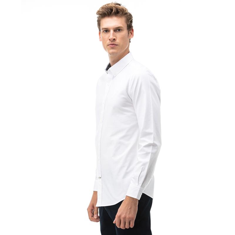 NAUTICA Erkek Beyaz Slim Fit Gömlek