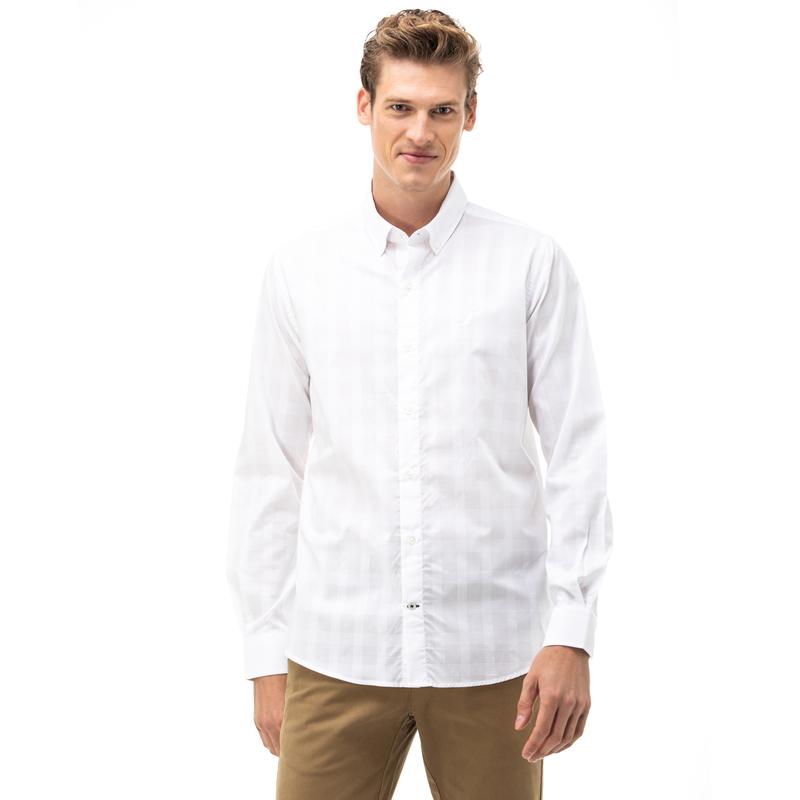 NAUTICA ERKEK BEYAZ SLIM FIT GÖMLEK
