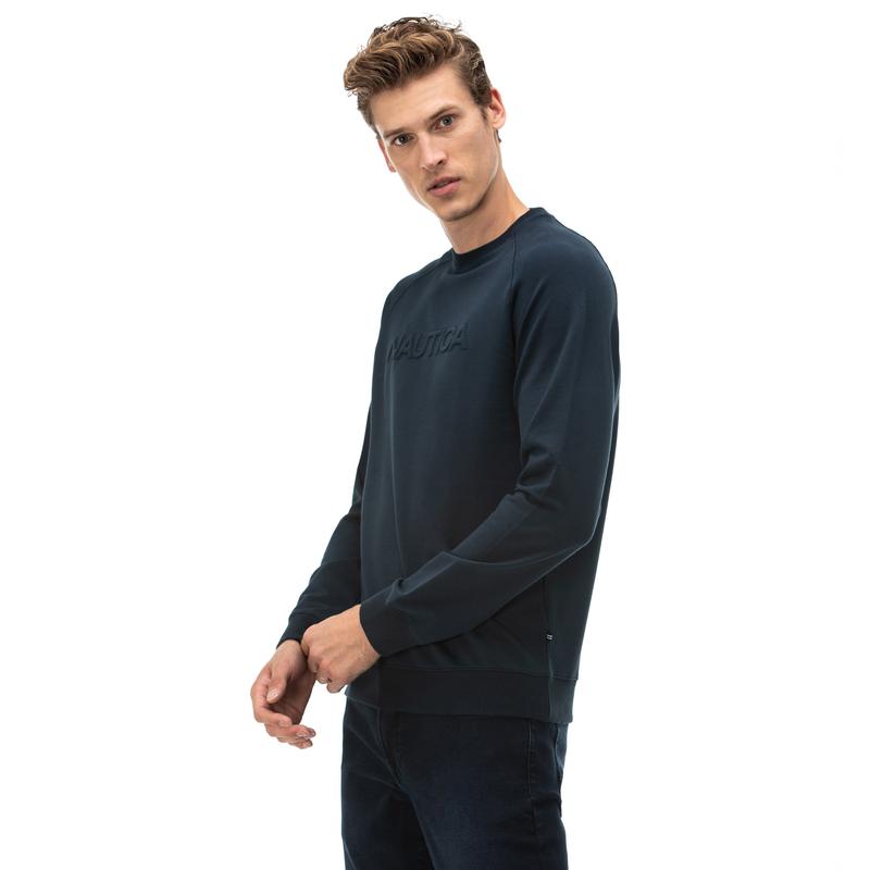 NAUTICA ERKEK LACİVERT SWEATSHIRT