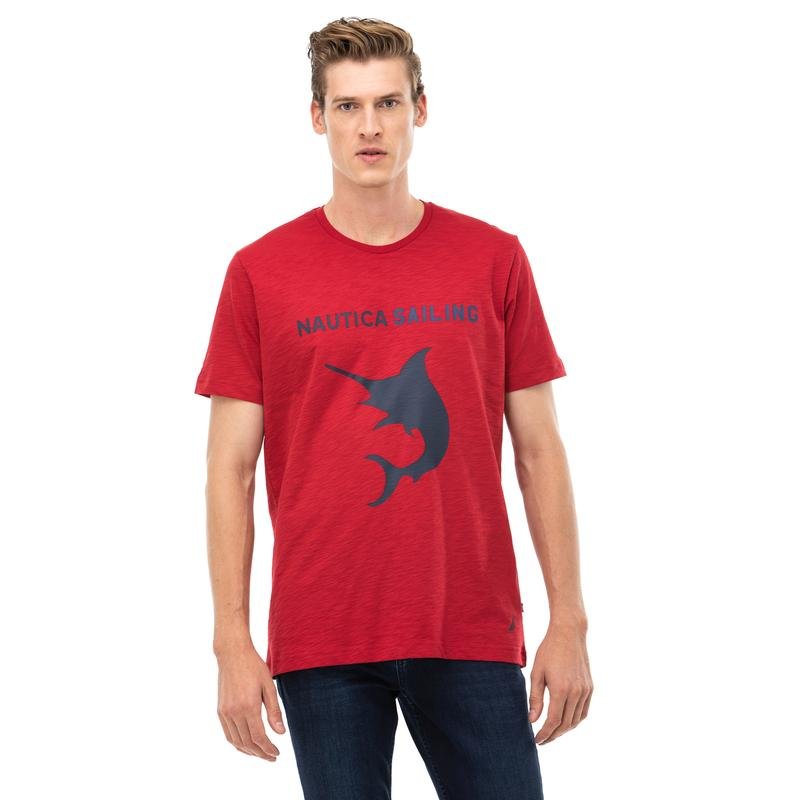 NAUTICA Erkek Kırmızı T-Shirt