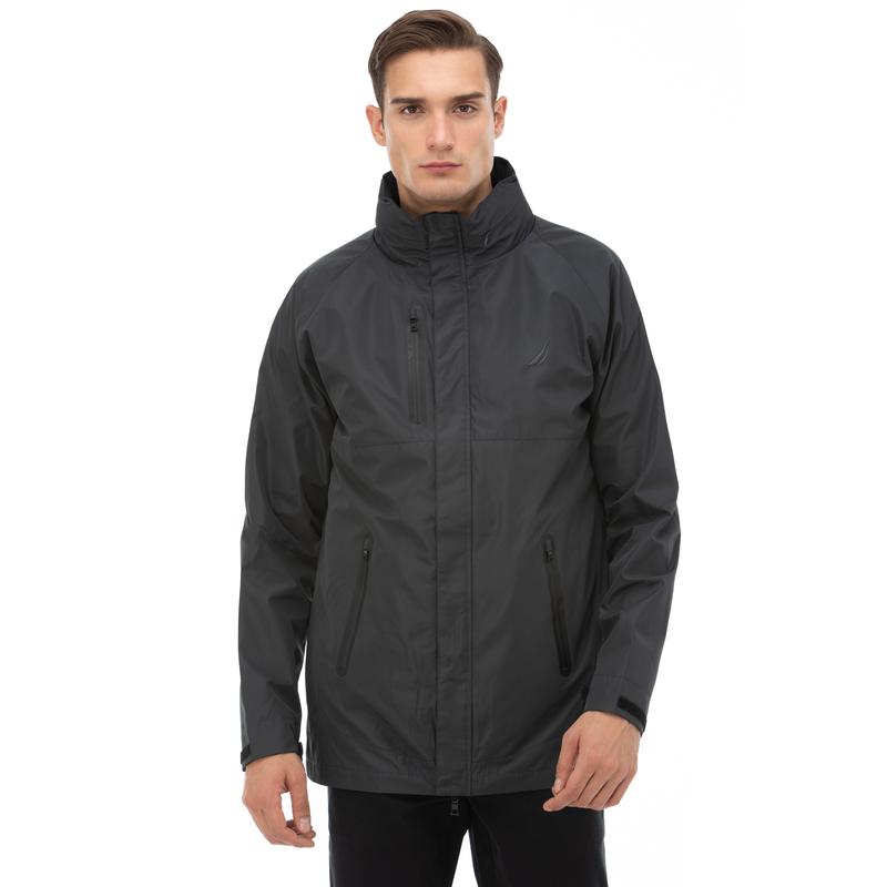 NAUTICA ERKEK GRİ SU GEÇİRMEZ MONT