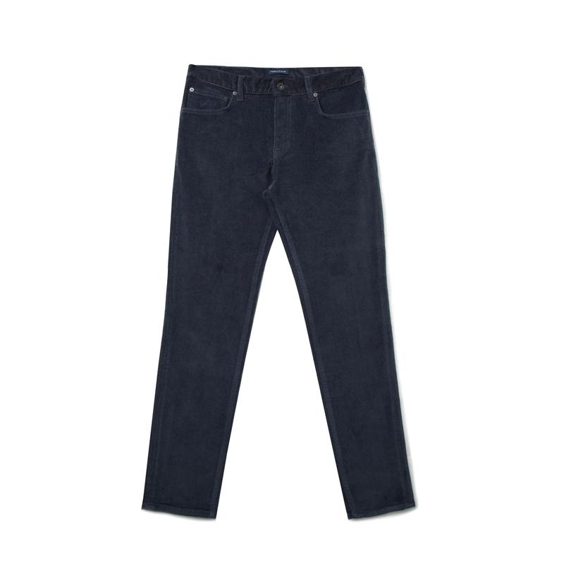 NAUTICA ERKEK GRİ SLIM FIT KADİFE PANTOLON