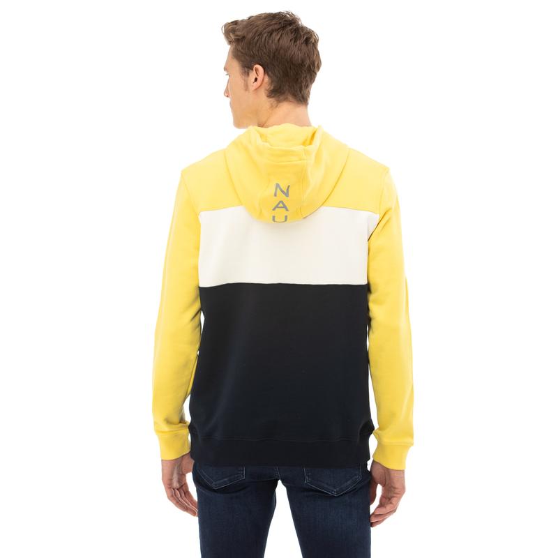 NAUTICA ERKEK SARI SWEATSHIRT