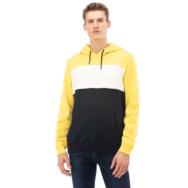 NAUTICA ERKEK SARI SWEATSHIRT