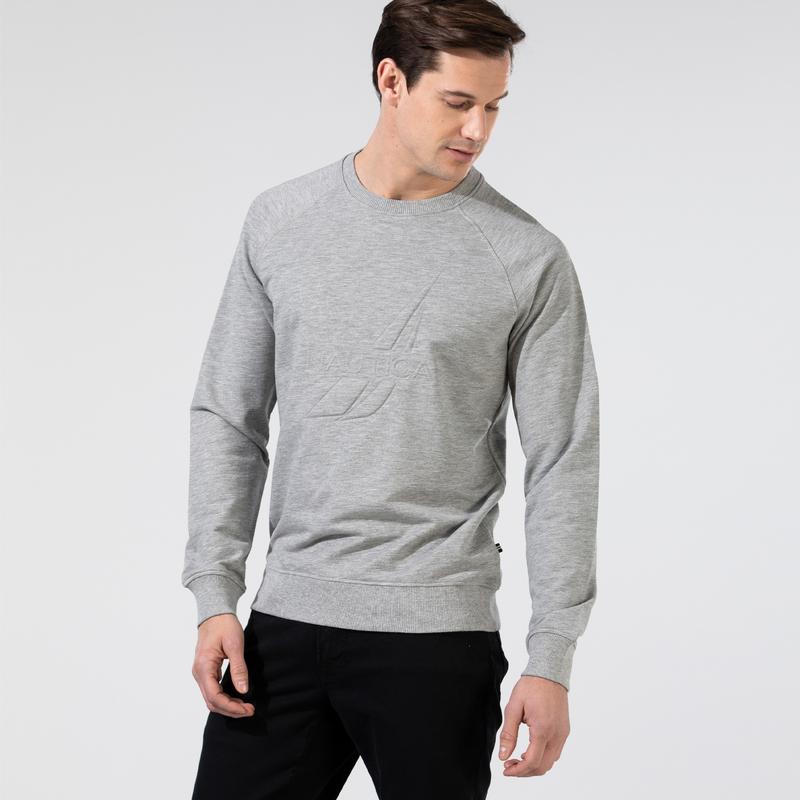 NAUTICA Erkek Gri Sweatshirt