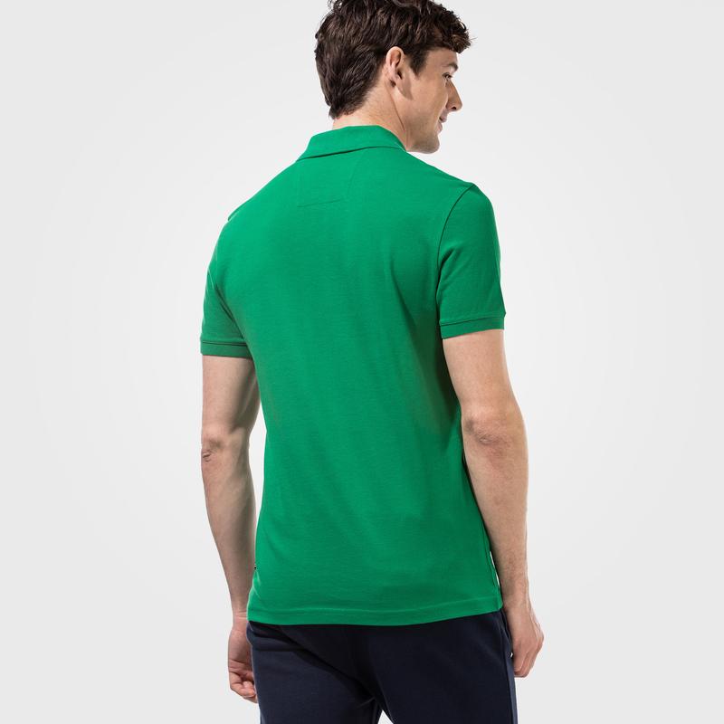 NAUTICA ERKEK YEŞİL SLIM FIT KISA KOLLU POLO