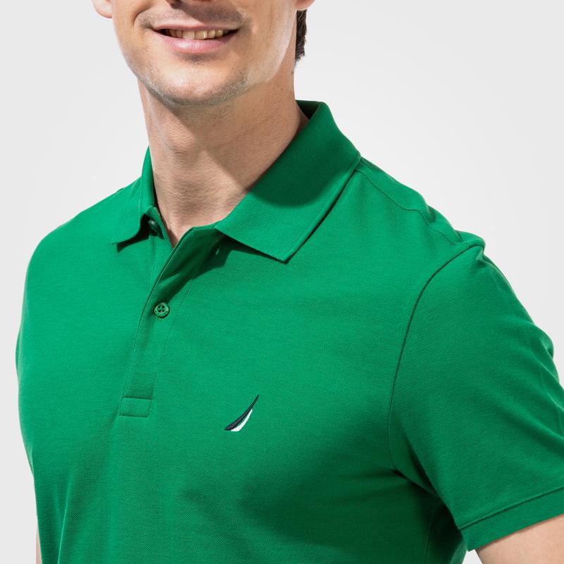 NAUTICA ERKEK YEŞİL SLIM FIT KISA KOLLU POLO
