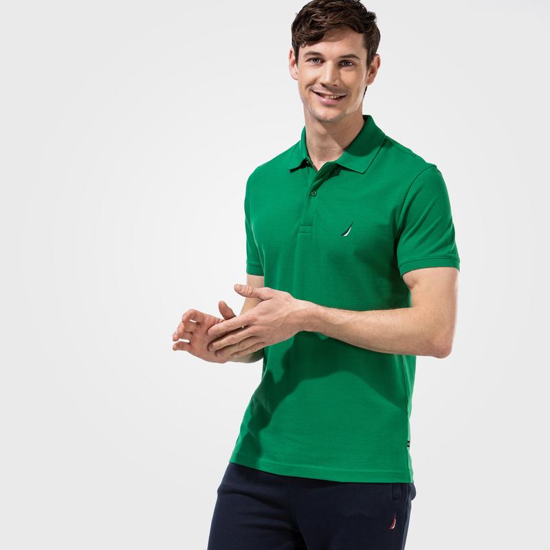 NAUTICA ERKEK YEŞİL SLIM FIT KISA KOLLU POLO
