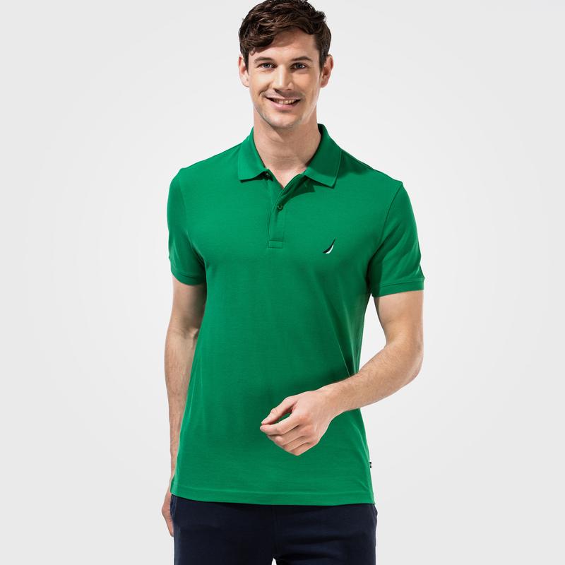 NAUTICA ERKEK YEŞİL SLIM FIT KISA KOLLU POLO