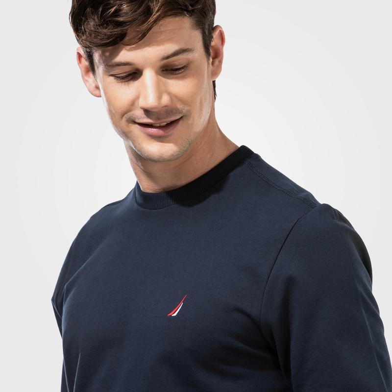 NAUTICA ERKEK LACİVERT UZUN KOLLU SWEATSHIRT