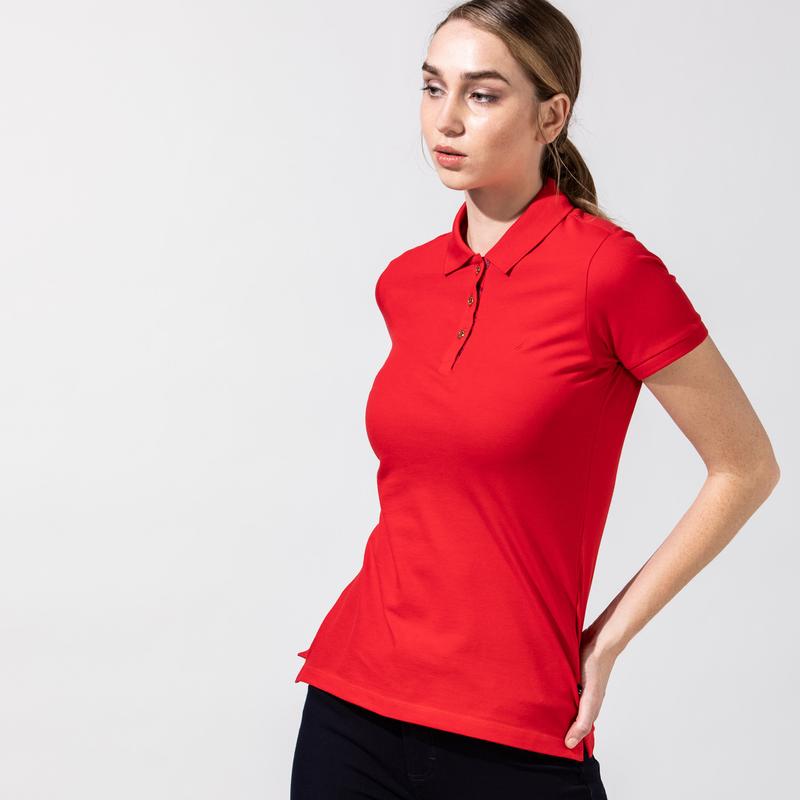 NAUTICA KADIN KIRMIZI POLO